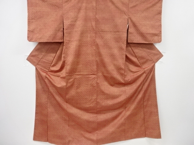 JAPANESE KIMONO / VINTAGE KIMONO / SILK / HAND WOVEN TSUMUGI / KASURI PATTERN